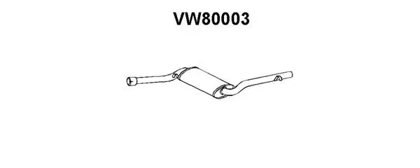 Centre Muffler (VW80003)