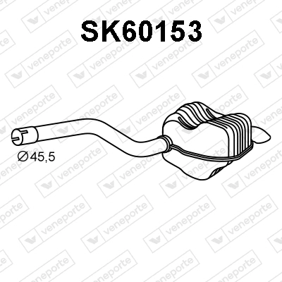 Rear Muffler (SK60153)