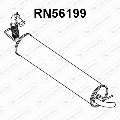 Rear Muffler (RN56199)