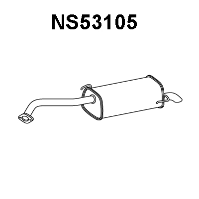 Rear Muffler (NS53105)