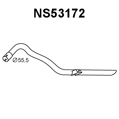 Exhaust Pipe (NS53172)