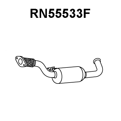 Soot/Particulate Filter, exhaust system (RN55533F)