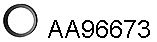 Seal Ring, exhaust pipe (AA96673)