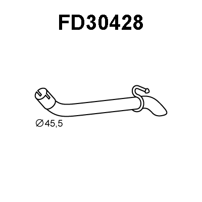 Exhaust Pipe (FD30428)
