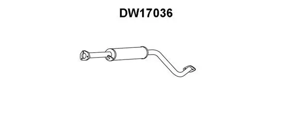 Front Muffler (DW17036)