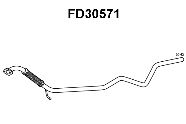Exhaust Pipe (FD30571)