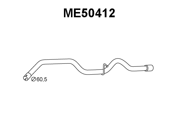 Exhaust Pipe (ME50412)