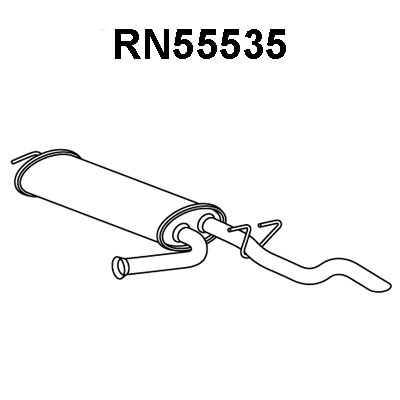 Rear Muffler (RN55535)
