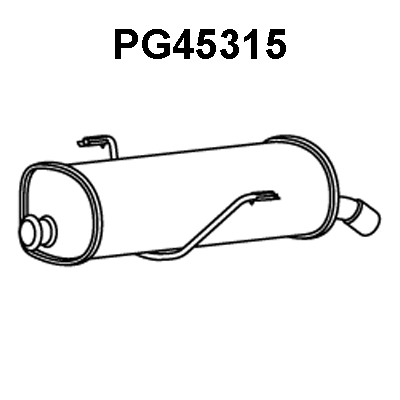Rear Muffler (PG45315)