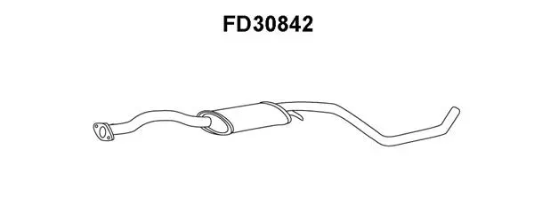 Centre Muffler (FD30842)