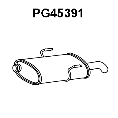 Rear Muffler (PG45391)