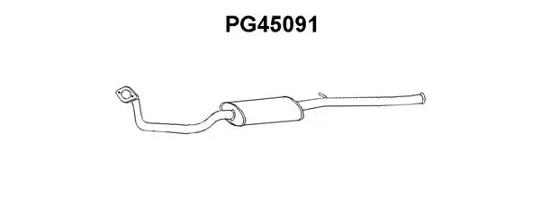 Centre Muffler (PG45091)