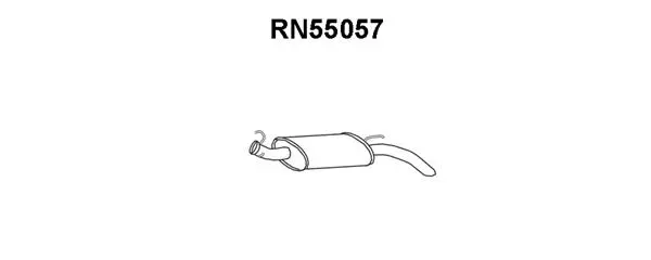 Rear Muffler (RN55057)