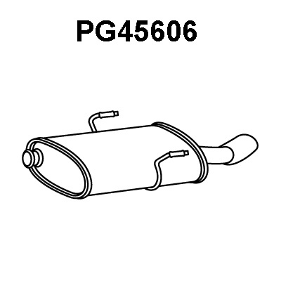 Rear Muffler (PG45606)