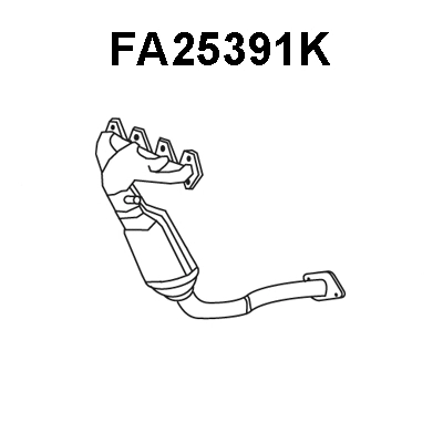 Manifold Catalytic Converter (FA25391K)