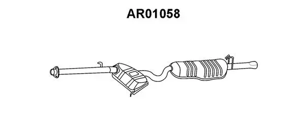 Rear Muffler (AR01058)