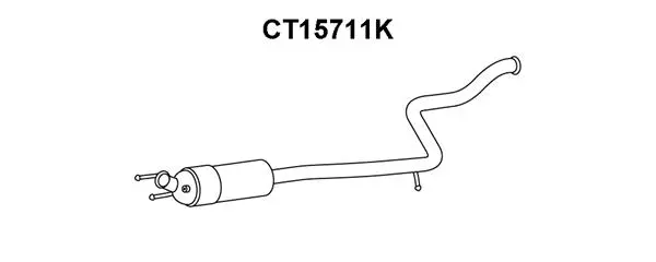 Catalytic Converter (CT15711K)
