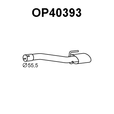 Exhaust Pipe (OP40393)
