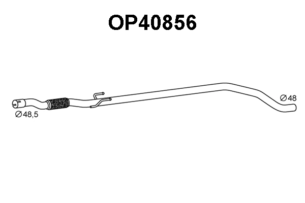 Exhaust Pipe (OP40856)