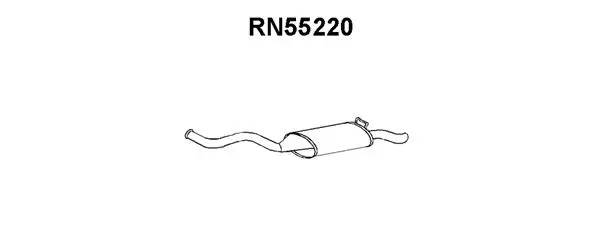 Rear Muffler (RN55220)