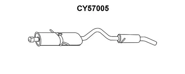 Rear Muffler (CY57005)