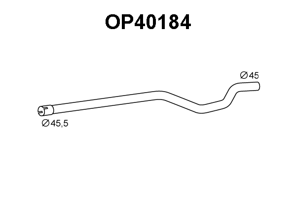 Exhaust Pipe (OP40184)