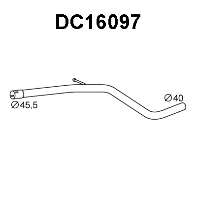 Exhaust Pipe (DC16097)