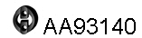 Rubber Strip, exhaust system (AA93140)