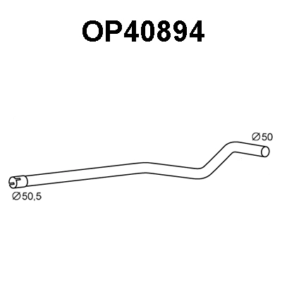 Exhaust Pipe (OP40894)