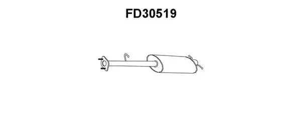 Front Muffler (FD30519)