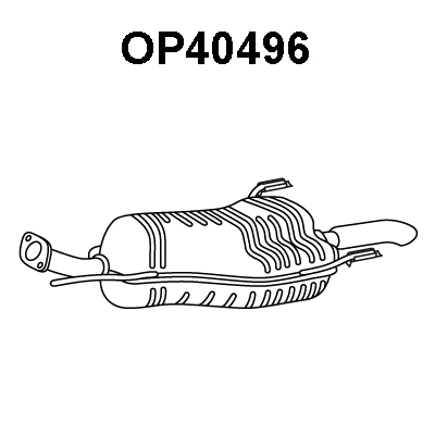 Rear Muffler (OP40496)
