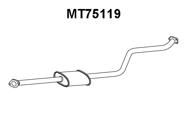 Front Muffler (MT75119)