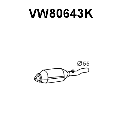 Catalytic Converter (VW80643K)