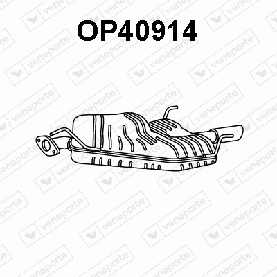Rear Muffler (OP40914)