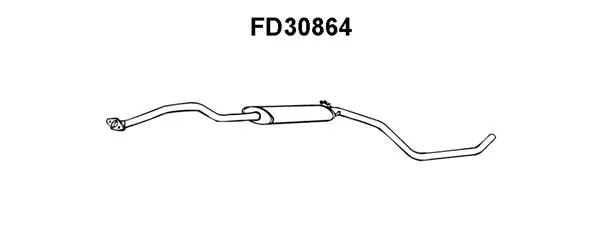 Centre Muffler (FD30864)