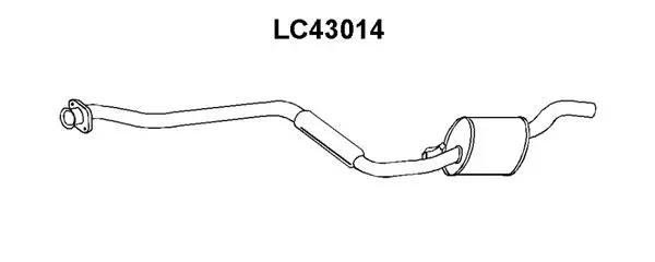 Centre Muffler (LC43014)