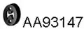 Rubber Strip, exhaust system (AA93147)