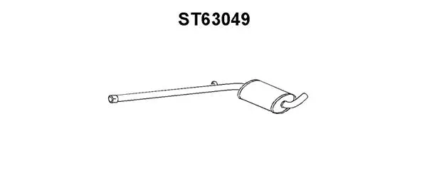 Front Muffler (ST63049)