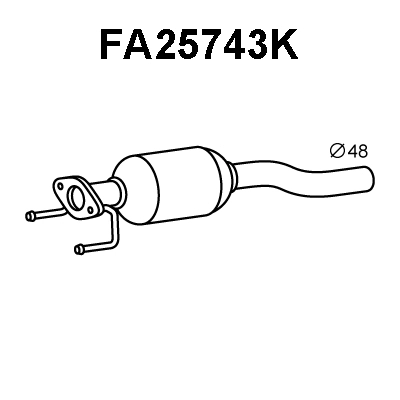 Catalytic Converter (FA25743K)