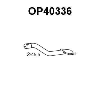 Exhaust Pipe (OP40336)