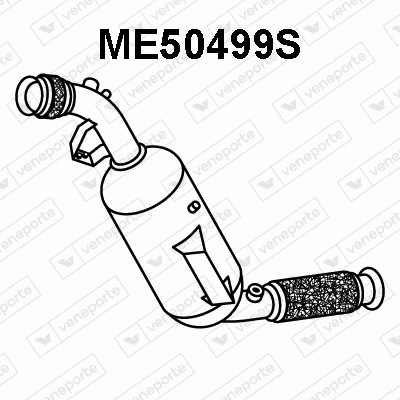 Soot/Particulate Filter, exhaust system (ME50499S)