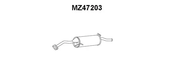 Rear Muffler (MZ47203)