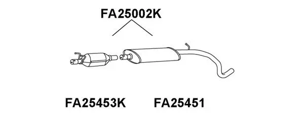 Catalytic Converter (FA25002K)