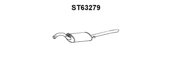 Rear Muffler (ST63279)