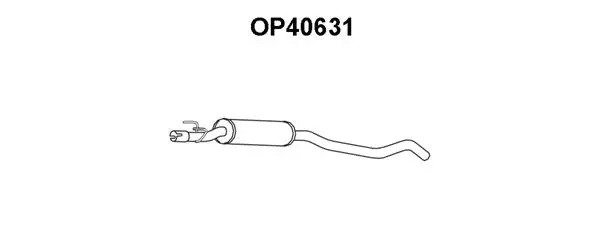 Centre Muffler (OP40631)