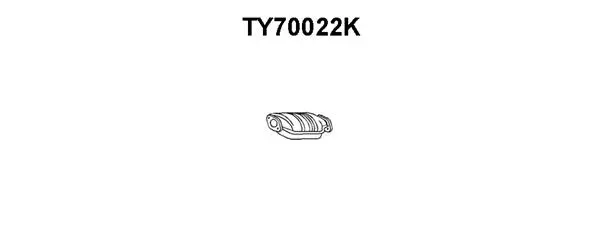 Catalytic Converter (TY70022K)