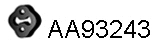 Rubber Strip, exhaust system (AA93243)