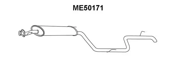 Rear Muffler (ME50171)