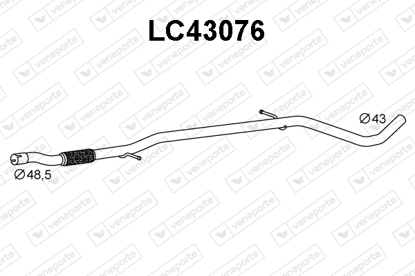 Exhaust Pipe (LC43076)