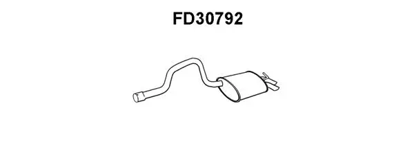 Rear Muffler (FD30792)